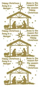 Nativity Dazzles™ Stickers