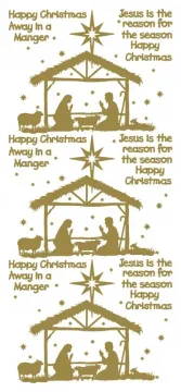 Nativity Dazzles™ Stickers