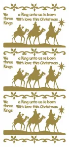 Three Wise Men Dazzles™ Stickers