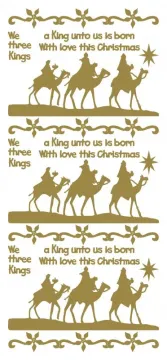 Three Wise Men Dazzles™ Stickers