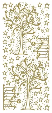 Winter Trees Dazzles™ Stickers