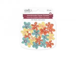 Paradise Paper Flowers, 20 pieces