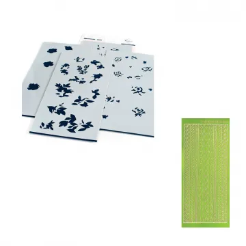 Enchanting Flora Stencils by Stencils & Such Money Saver