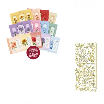 Floral Wishes Card Kit by Hunkydory Money Saver