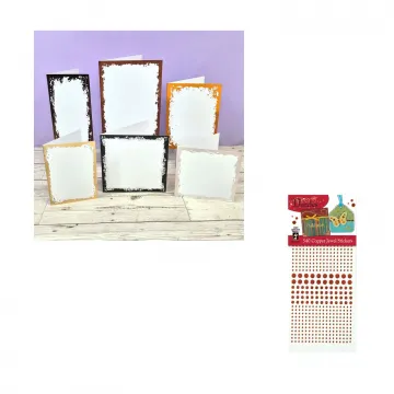 Distressed Foiled Cards by Hunkydory Money Saver
