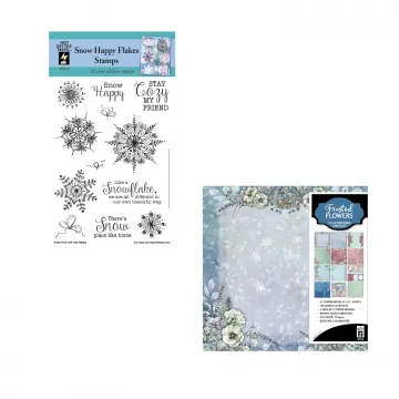 Snow Happy Stamps by Hot Off The Press Money Saver