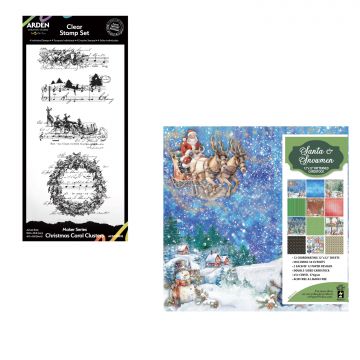 Christmas Carol Clusters Stamp by Arden Creative Money Saver