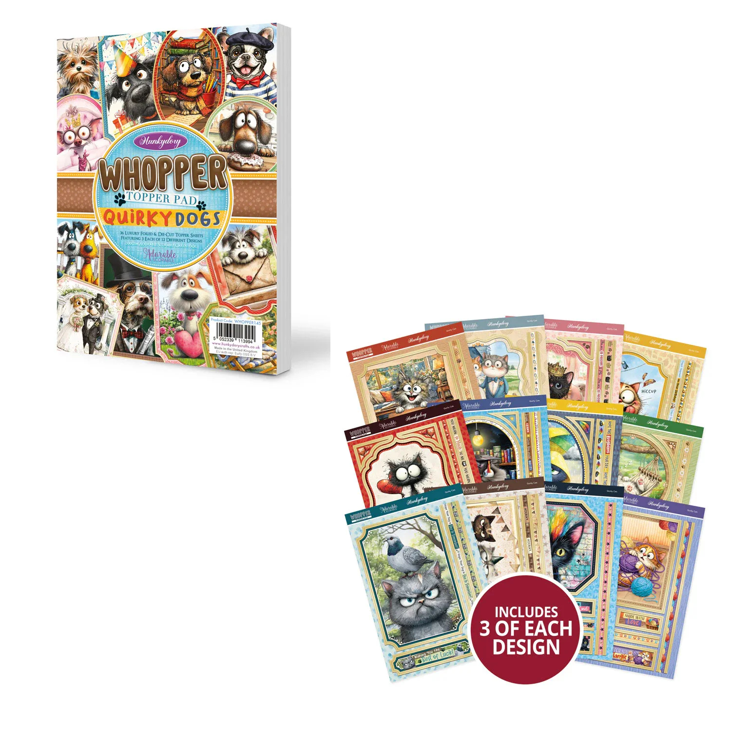 Quirky Dogs & Cats by Hunkydory Money Saver