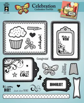 Celebration Cardmakers Tool Kit Stamp Set 8x8
