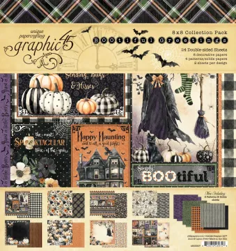 BOOtiful Greetings 8x8 Papers, 24 sheets