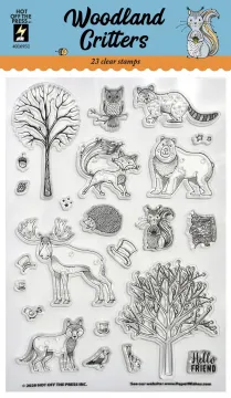 Woodland Critters Clear Stamps
