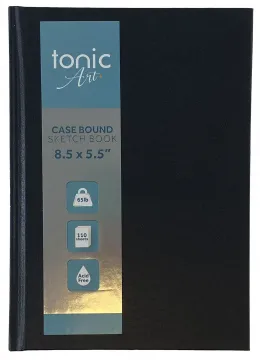 Hardcover Sketchbook 5.5x8.5, 65lb, 110 Sheets