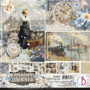 Eastern Journey 8x8 Papers, 12 sheets