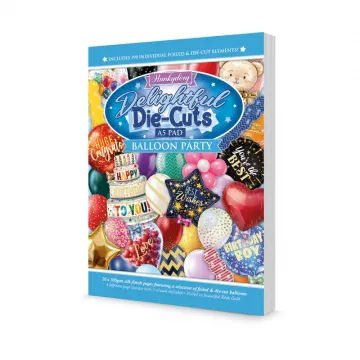Balloon Party Delightful Die-Cuts, 390 pieces