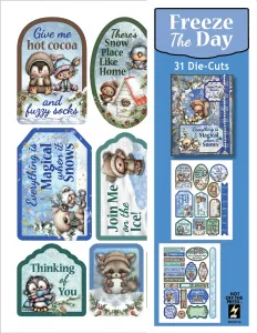 Freeze the Day Die-Cuts, 31 pieces