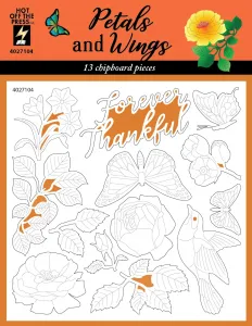 Petals & Wings Chipboard