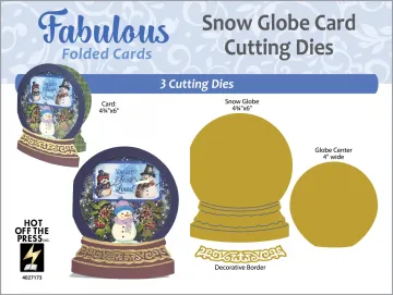 Snow Globe Card Cutting Dies