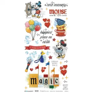 Mouse & Co. 6 x12 Essential Rub-ons