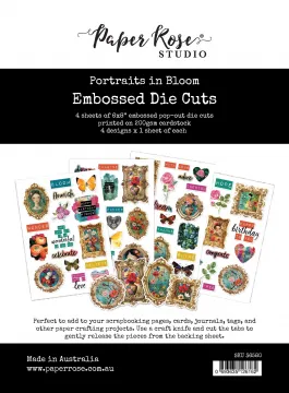 Portraits in Bloom Embossed Die-Cuts