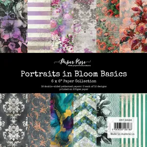 Portraits in Bloom 6x6 Papers, 18 sheets
