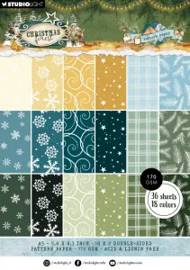 Christmas Forest Papers, 36 sheets