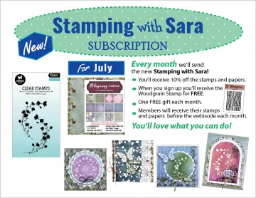 Stamping with Sara - July  Subscription