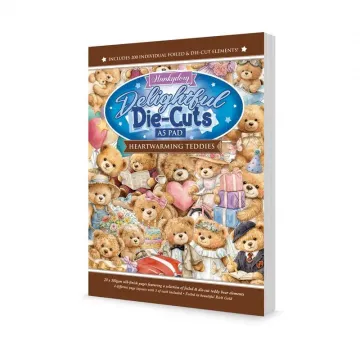 Heartwarming Teddies Delightful Die-Cuts, 200 pieces