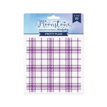 Pretty Plaid Moonstone Embossing Folder