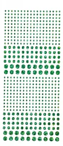 Green Jewel Dazzles™ Stickers