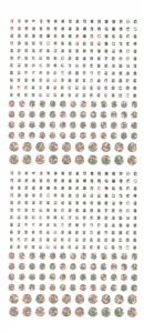Silver Jewel Dazzles™ Stickers