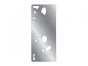 Hearts & Swirls Metal Die & Foil Rub-Ons