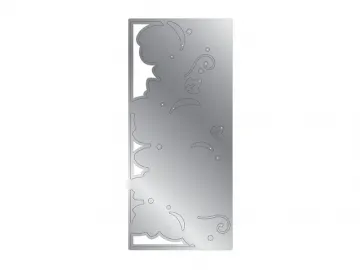 Florals & Swirls Metal Die & Foil Rub-Ons