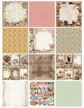 Sweet Indulgence 6x6 Patterned Cardstock VIP