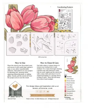 Tulips & Friends Build-a-Garden Stencils