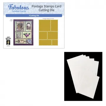 Postage Stamps Dies by Fabulous Folded Money Saver