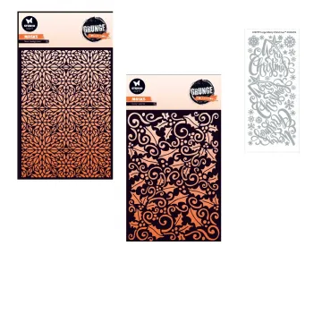 Snow & Holly Stencils by Stencils & Such Money Saver
