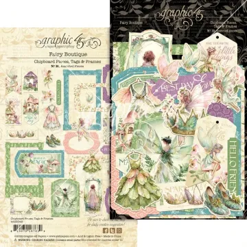 Fairy Boutique Chipboard Die-Cuts, 30 pieces