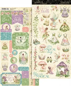 Fairy Boutique Cardstock Stickers, 54 pieces