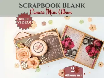 Matchbox Camera Album Kit, black & kraft