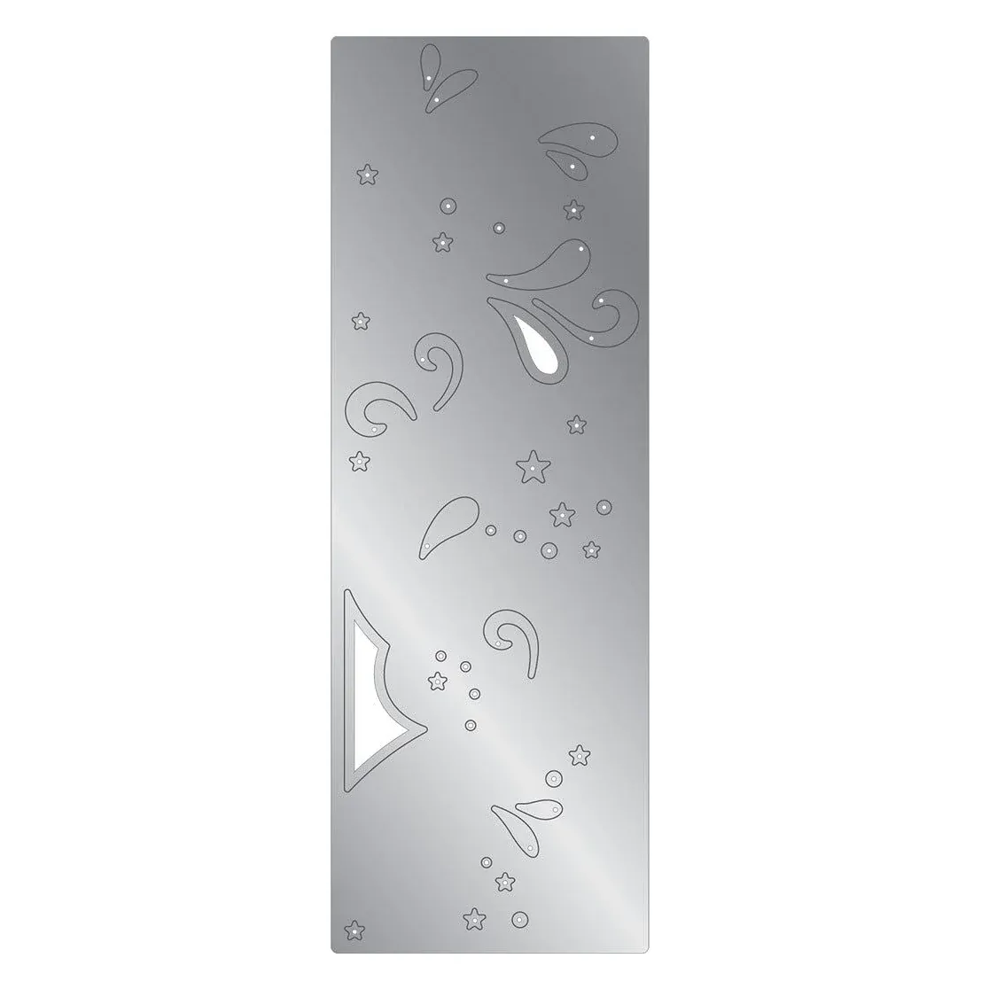 Stars & Swirls Metal Die & Foil Rub-Ons