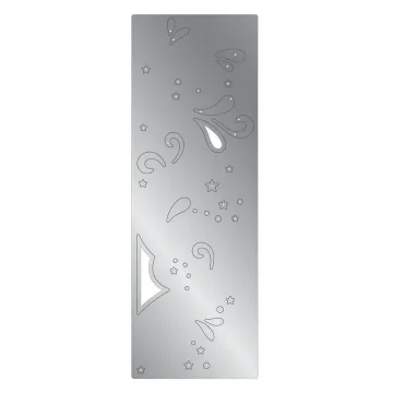 Stars & Swirls Metal Die & Foil Rub-Ons
