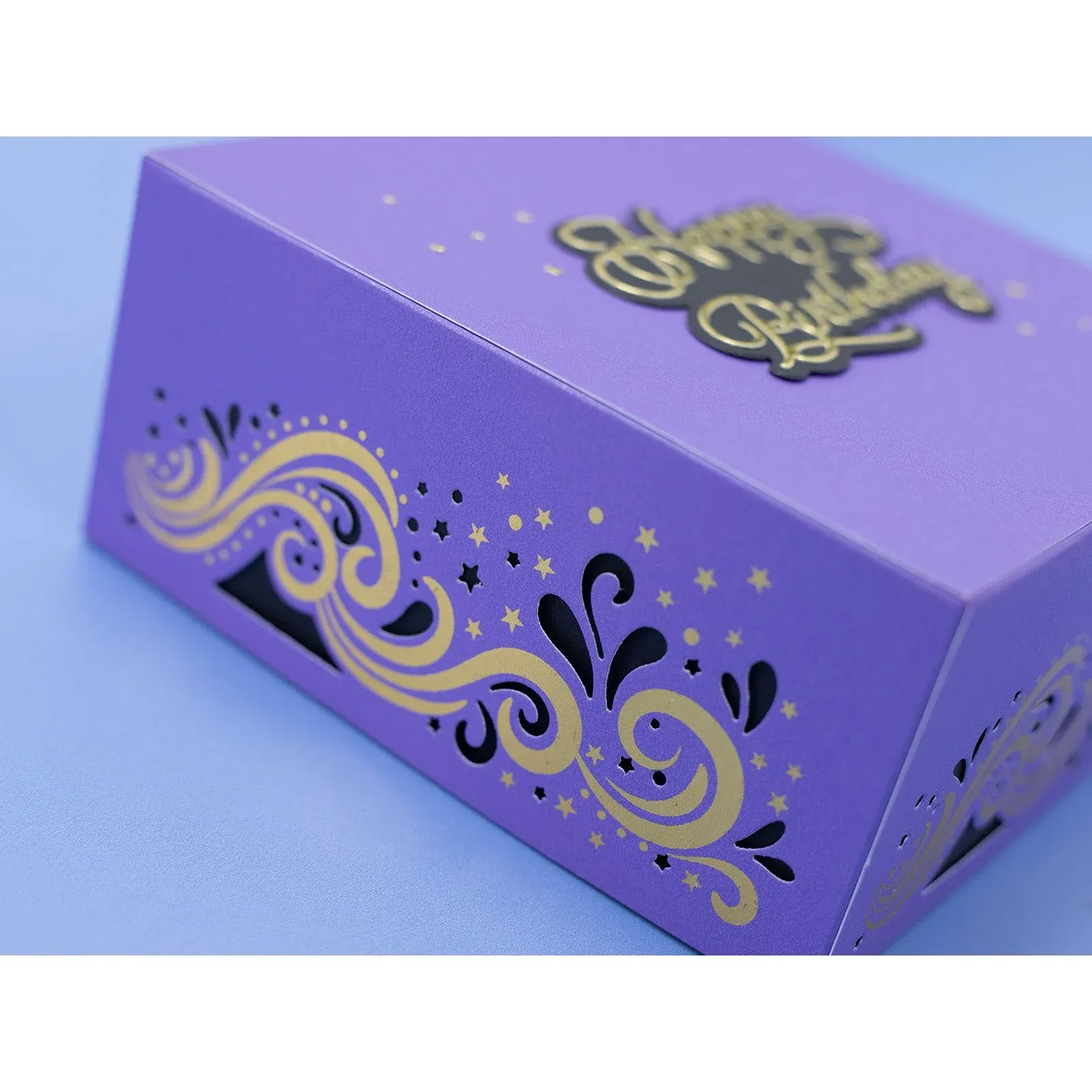 Stars & Swirls Metal Die & Foil Rub-Ons