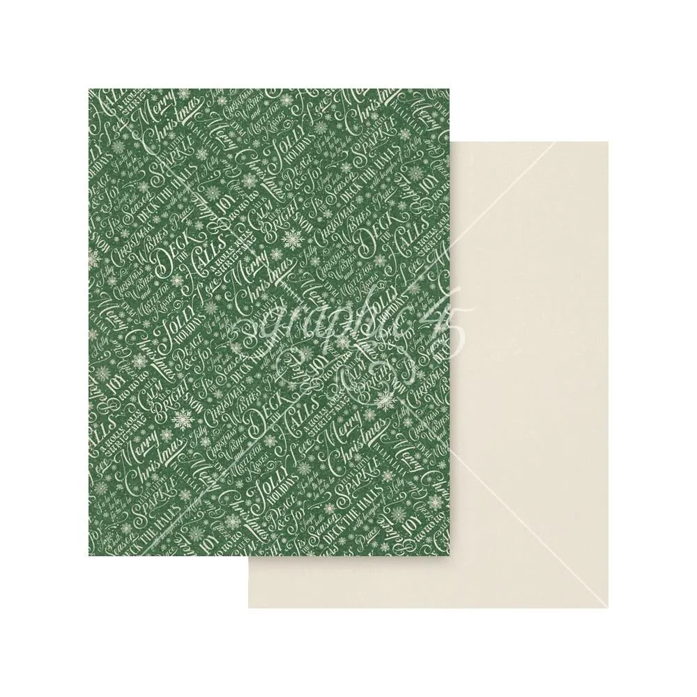Deck the Halls Papers, 8.5x11, 16 sheets