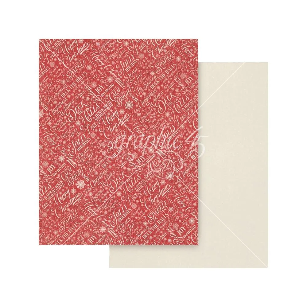 Deck the Halls Papers, 8.5x11, 16 sheets
