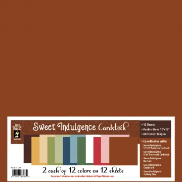 Sweet Indulgence 12x12 Solid Cardstock