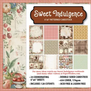 Sweet Indulgence 6x6 Patterned Cardstock