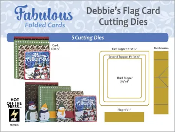 Debbie's Flag Card Cutting Dies