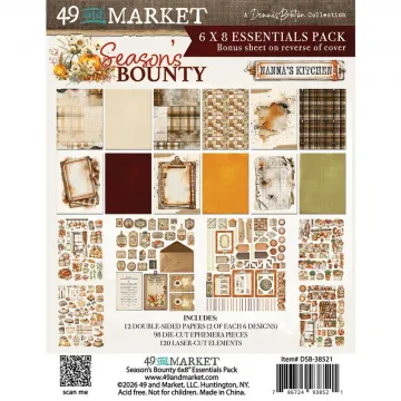 Season's Bounty 6x8 Essentials Pack, 230 pieces