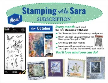Stamping with Sara - September  Subscription