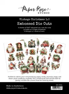Vintage Christmas Embossed Die-Cuts